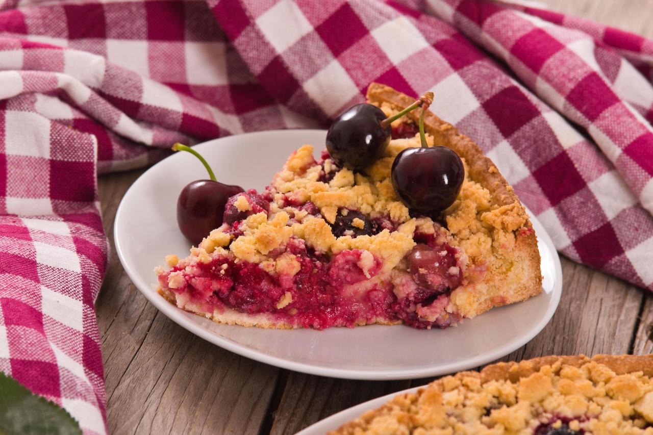 Постный песочный пирог с вишневой начинкой format-article,noindex,лишний сок,сок,Стиль жизни