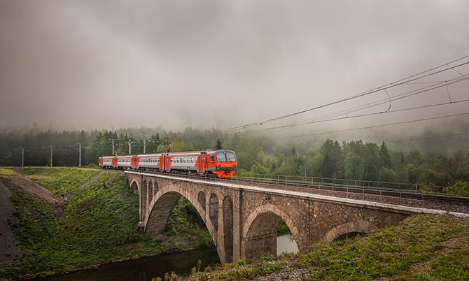 Лучшие железнодорожные фото, которые так и манят в путь железные дороги,поезда,транспорт