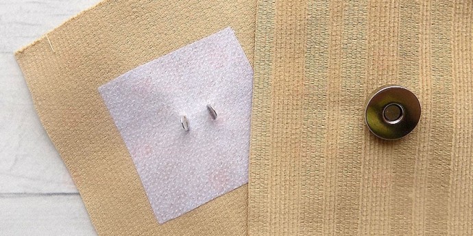 Магнитная застежка на ткани мастер-класс,полезные советы