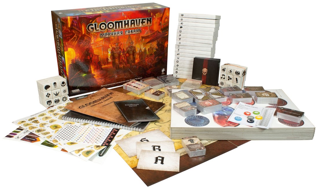 «Gloomhaven. Мрачная Гавань». CRPG на вашем столе «gloomhaven,Мрачная Гавань»,Игры,настолки,обзоры