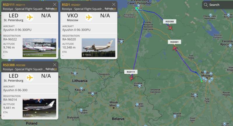 Специальный лётный отряд поднял в воздух несколько одинаковых «самолетов Путина», чтобы запутать спецслужбы Киева