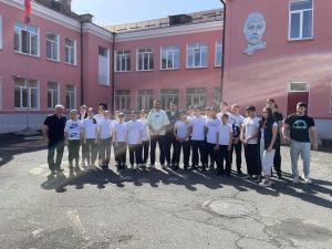 В Северной Осетии полицейские в рамках профилактической  акции «Чистое поколение - 2024» организовали «Зарядку с чемпионом»