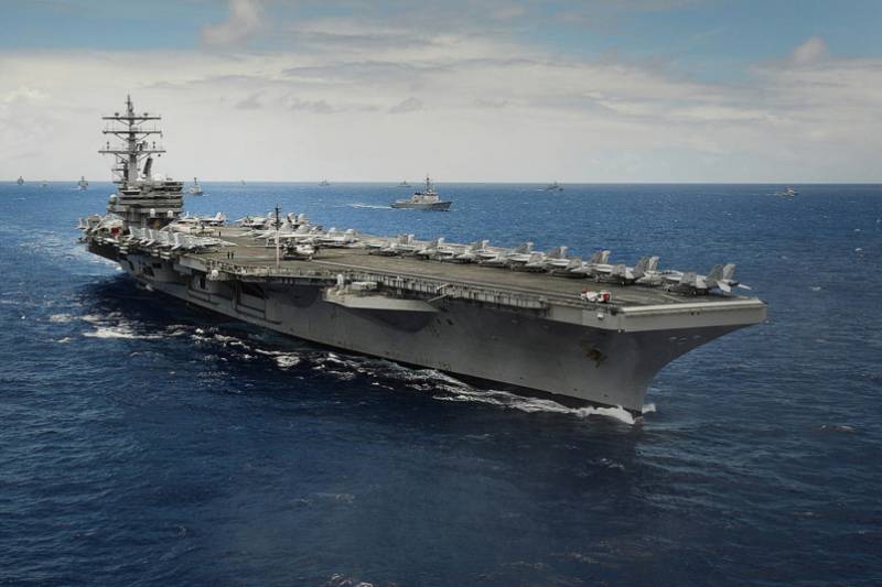 Вашингтон не скрывает антикитайскую направленность военно-морских учений у берегов Филиппин с участием сразу двух авианосцев ВМС США