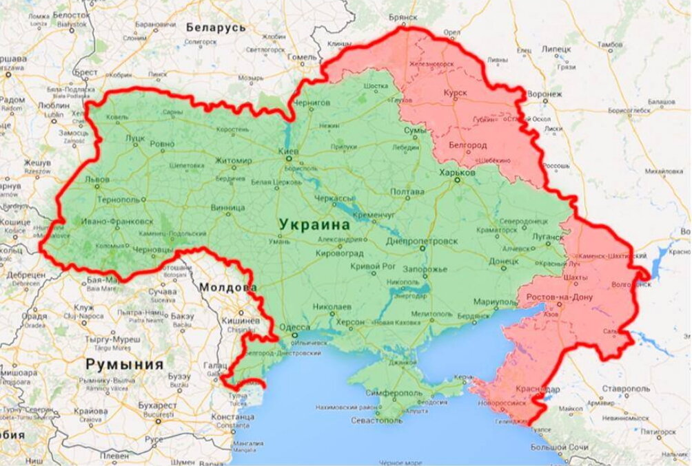 Границы, которые мерещатся киевской хунте