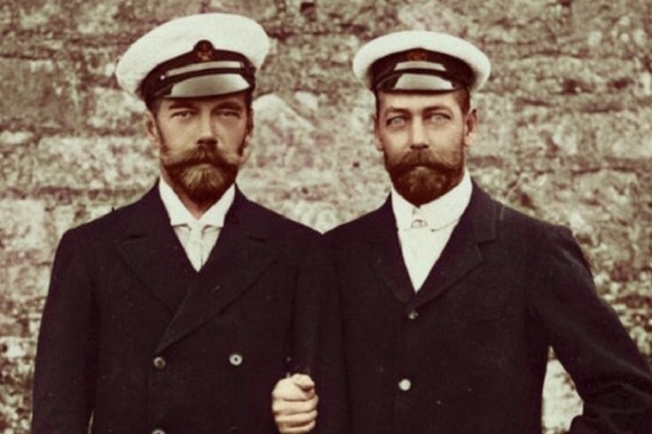 Император Николай II и король Георг V были двоюродными братьями