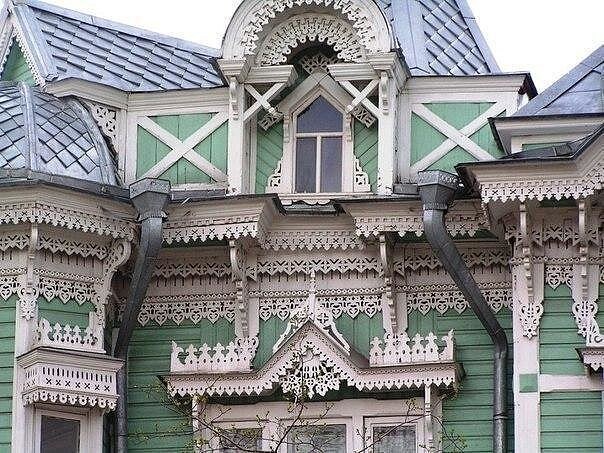 Деревянное кружево — тончайшая резьба, украшающая дома XIX века на улицах Томска. handmake,поделки своими руками,разное,строительство и ремонт,украшения,художество