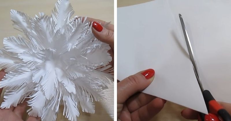 Снежинки из бумаги своими руками на Новый год 2024