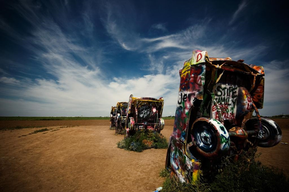 Ранчо Кадиллак — Необычный памятник Американской мечте! Ранчо Кадиллак — Необычный памятник Американской мечте! автомобили,автомобиль,история,машины,НОВОСТИ,тюнинг