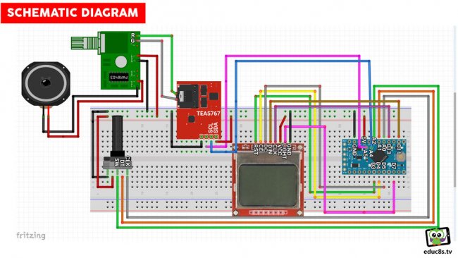 Цифровое радио в ретро стиле на Arduino бытовая техника,видео,гаджеты,электроника