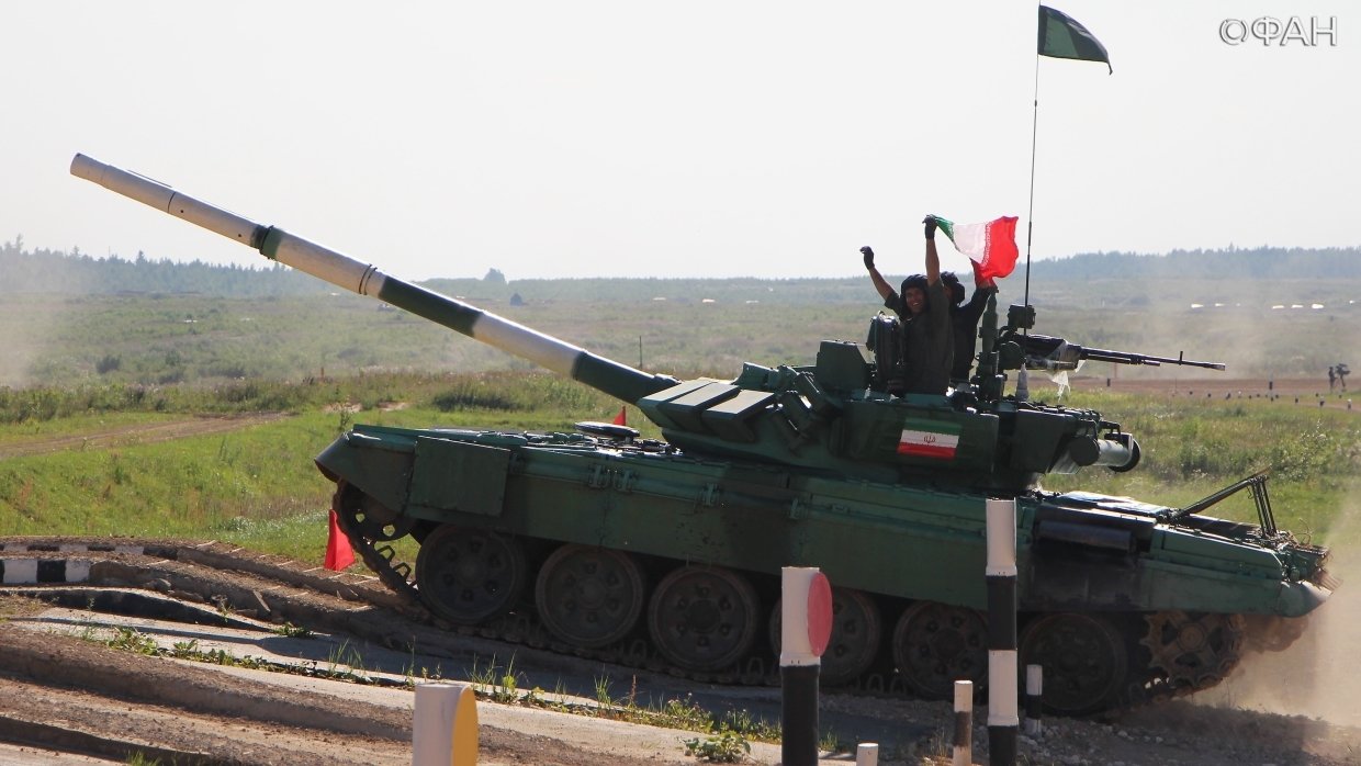 Т-72Б3 иранской команды.