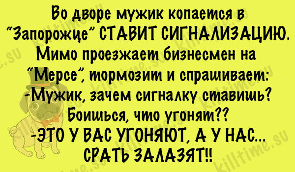 Яркая подборка смешных анекдотов 