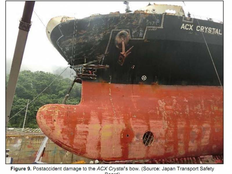 Столкновение USS Fitzgerald и танкера ASX Crystal – расследование вмф