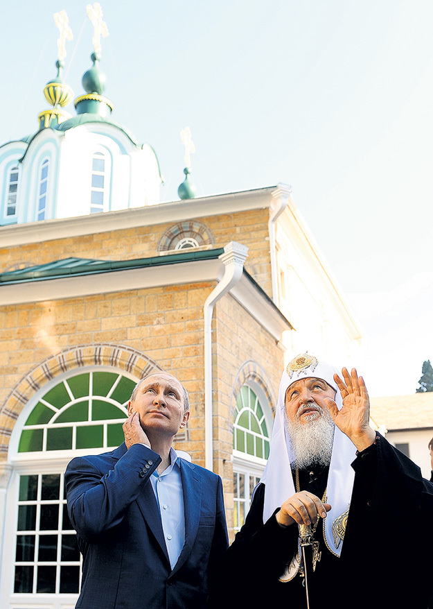 Президент ПУТИН и патриарх КИРИЛЛ помнят, что все мы под Богом ходим. Фото Игоря ПАЛКИНА/Patriarchia.ru