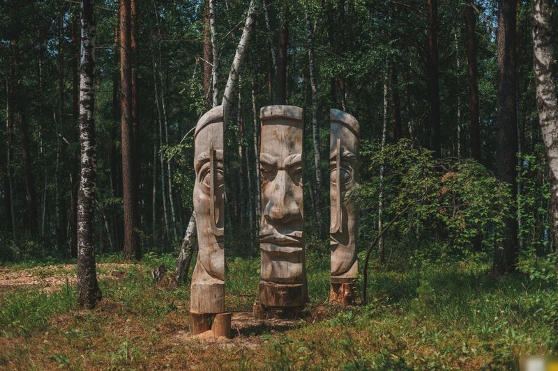 Деревянное «Лукоморье» на Байкале Лукоморье, Фестиваль, байкал, парк, скульптуты, фото