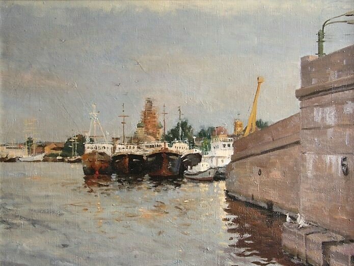 «Утро белых ночей», холст, масло