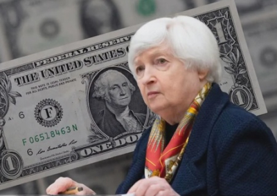 Глава Минифина США: доллар потерпел ошеломляющий крах из-за антироссийских санкций
