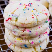 confetti cake batter cookies