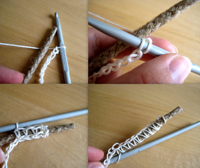 Вязание шнура крючком и спицами