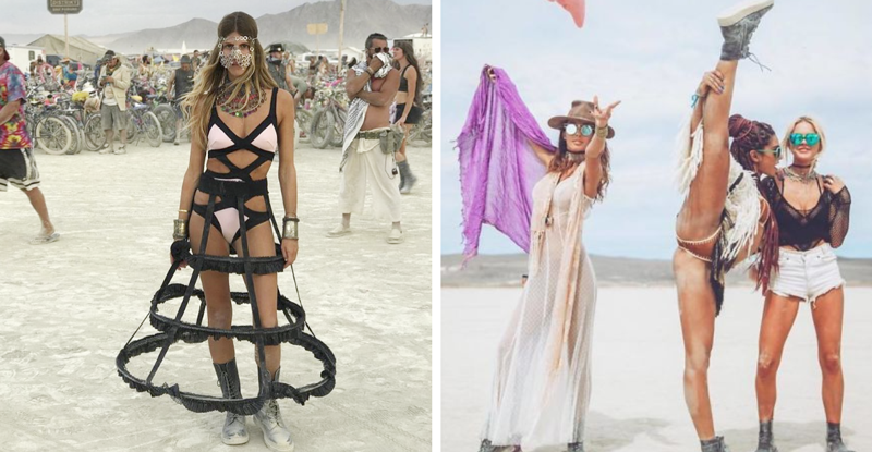 30 самых горячих девушек с фестиваля света и огня «Burning Man 2018» burning man, Фестиваль, в мире, девушки, красота, люди