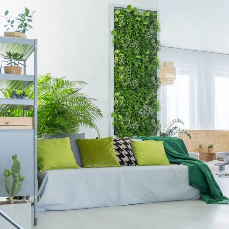Как оформить зелёную стену из растений в доме: 14 идей интерьер,переделки,рукоделие,своими руками,сделай сам