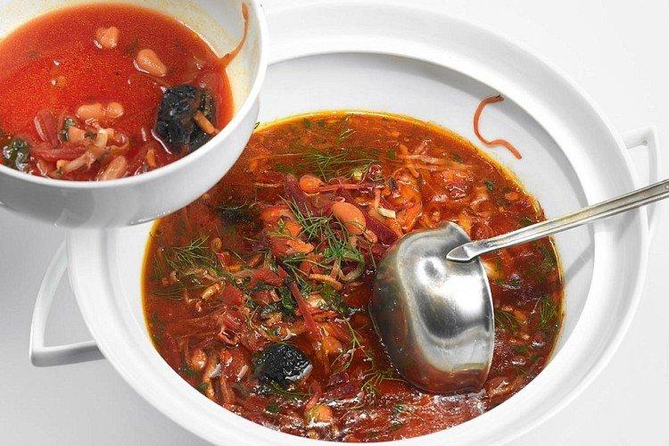 15 рецептов вкуснейшего борща с фасолью добавь, перец, фасоли, свеклы, кастрюлю, капусты, морковь, томатной, чеснока, фасоль, фасолью, минут, лавровый, пасты, зубчика, овощи, картошки, отправь, Добавь, готовности