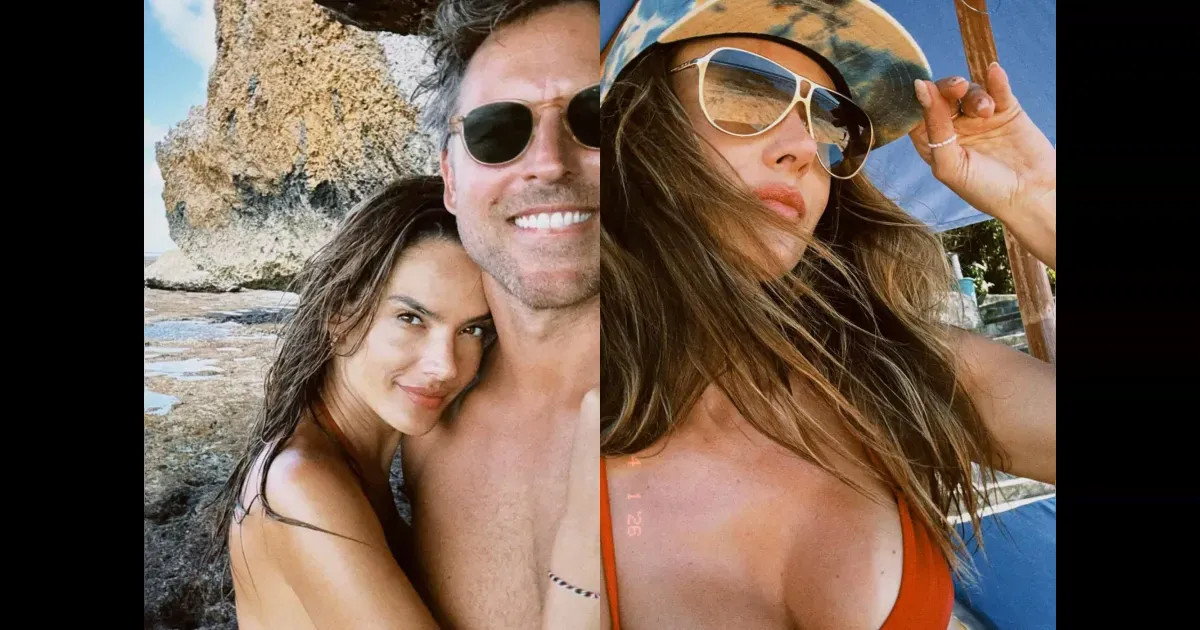 Алессандра Амбросио встретила 45-летие на Бали с бойфрендом и детьми