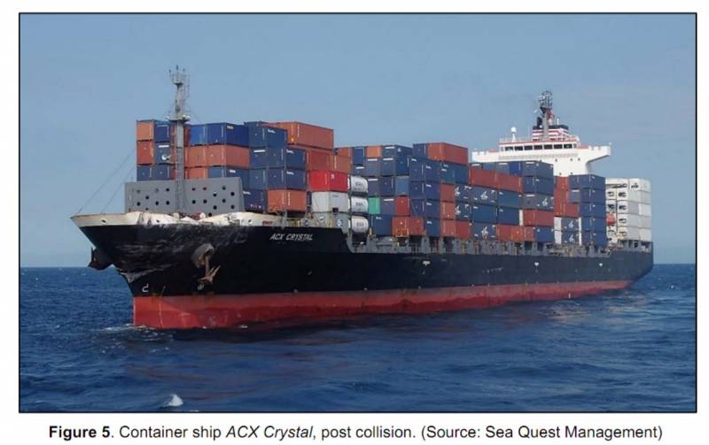 Столкновение USS Fitzgerald и танкера ASX Crystal – расследование вмф