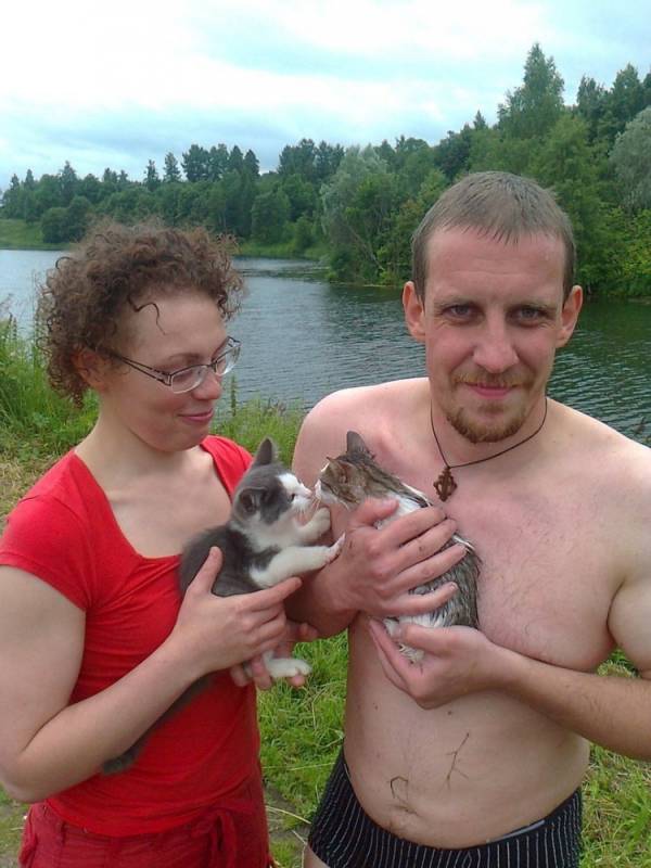 В Петербурге котенка-робинзона спасли с необитаемого островка