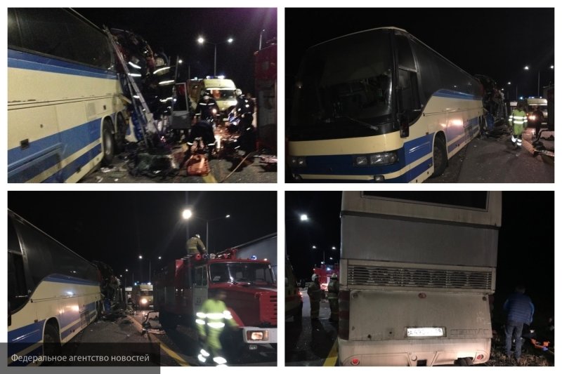 Жизням пострадавших в аварии с двумя автобусами на трассе "Дон" ничто не угрожает — медики