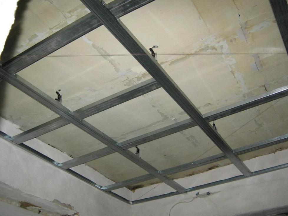 Потолок из гипсокартона двухуровневый своими руками пошаговая инструкция с фото