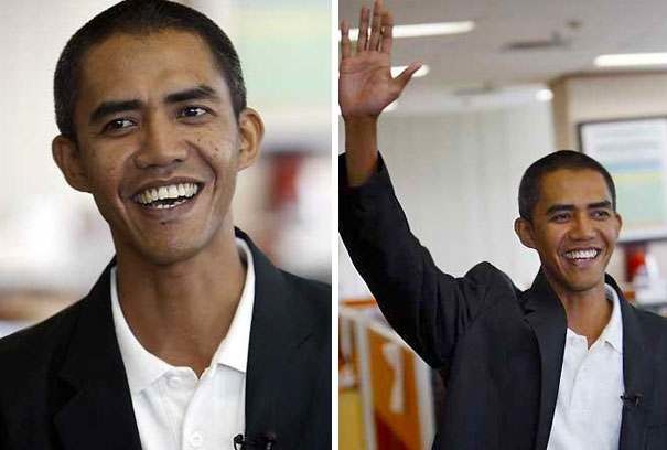  Барак Обама из Индонезии в мире, двойники, знаменитость, люди