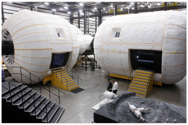 Bigelow Aerospace - легкая частная космическая станция. интересное, космический туризм, космос