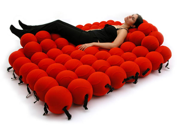 Feel Seating System — кровать из мягких шаров