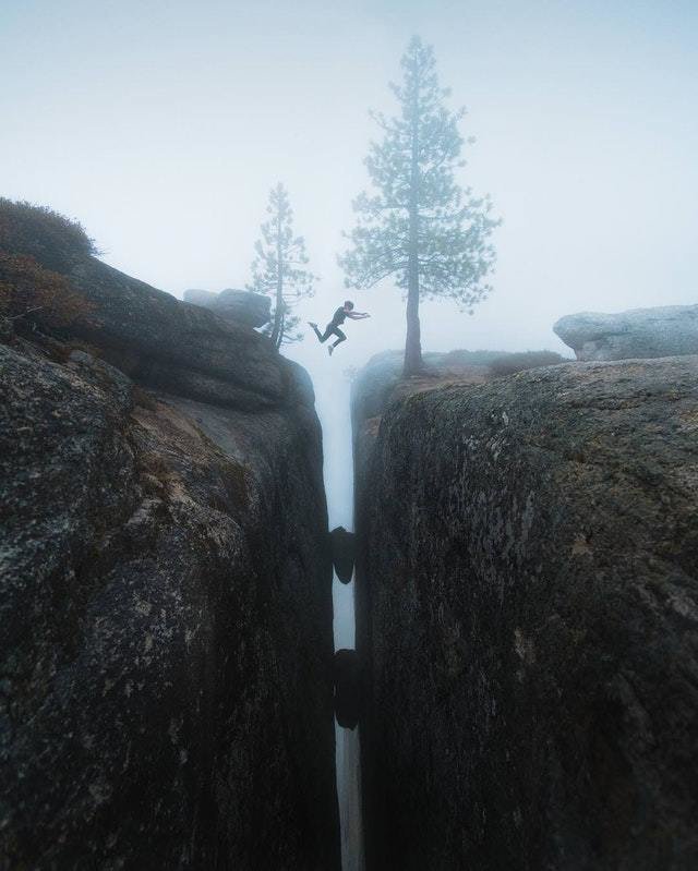 20. Прыжок в Йосемитский национальный парк в мире, высота, кадр, красота, люди, фото