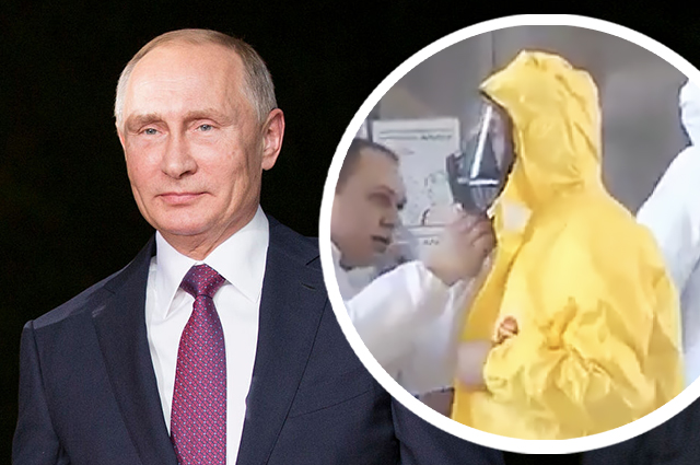 Владимир Путин посетил центр для больных коронавирусом в Коммунарке