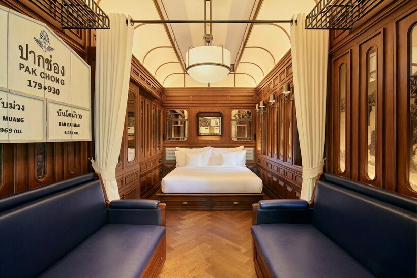 Романтика железной дороги: 14 фото из тайского отеля в стиле поездов прошлых веков