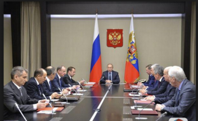 Путин поднял тему украинских погромщиков на заседании СБ РФ
