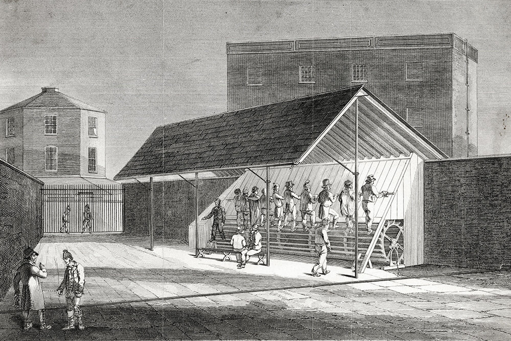     Фото: East News Беговые дорожки в Брикстонской тюрьме, Великобритания, 1807 года
