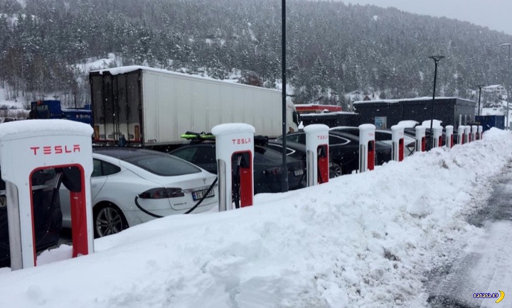 В Норвегии бум Tesla