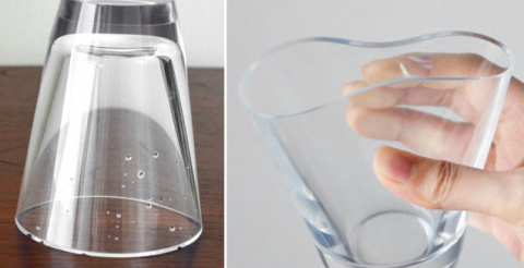 Стеклянный стакан из магического силикона