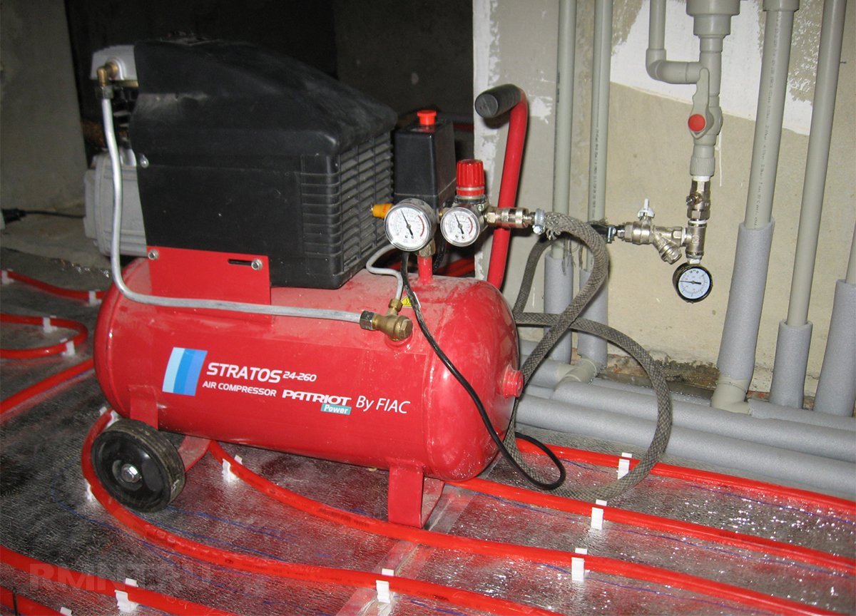 Опрессовка системы отопления