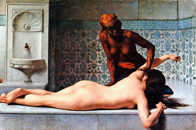 Э. Дебат-Понсан. Массаж. 1883.jpg