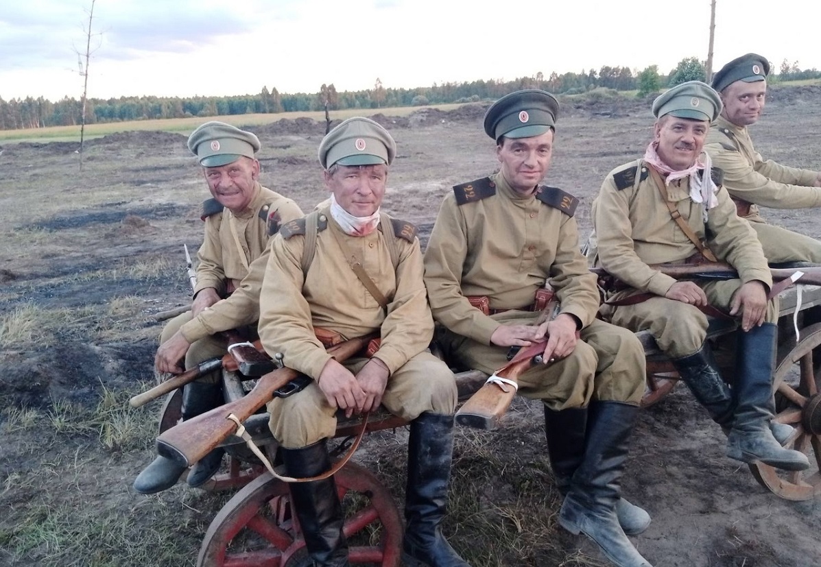 Нижегородские реконструкторы сыграли солдат Первой мировой войны