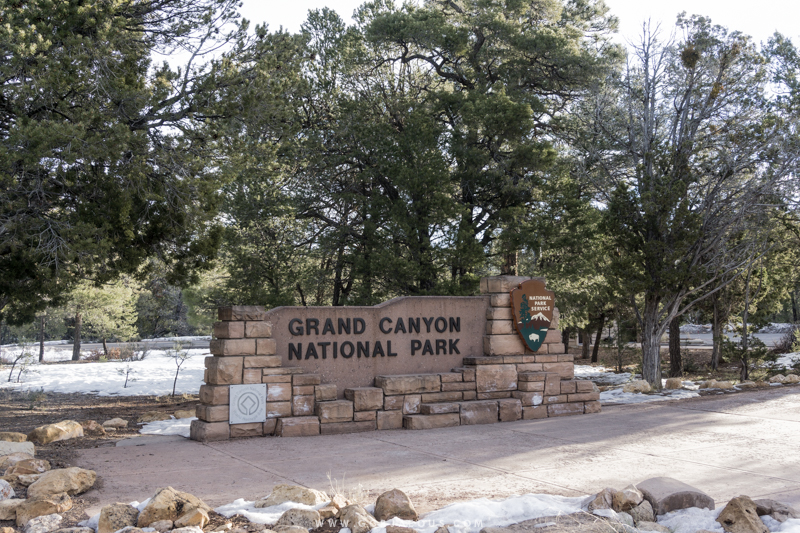 Grand Canyon National Park Sign | SCATTERBRAIN
