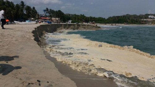 Пуэрто-Эскондидо: мексиканский пляж, уходящий под воду города и страны,Мексика,плчяж,экология