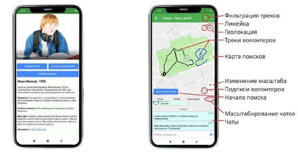 Мобильное приложение поможет в поиске пропавших детей