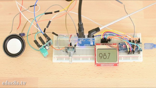 Цифровое радио в ретро стиле на Arduino бытовая техника,видео,гаджеты,электроника