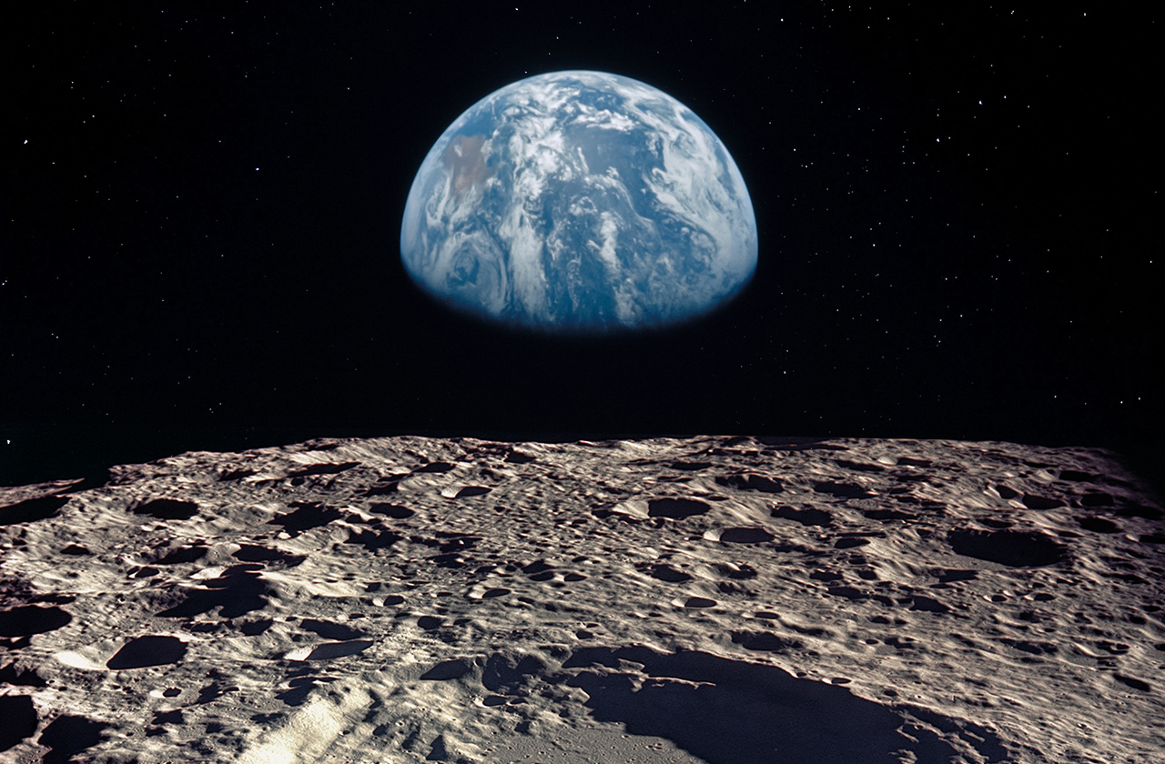 вид с луны на землю, луна, земля, изображения NASA