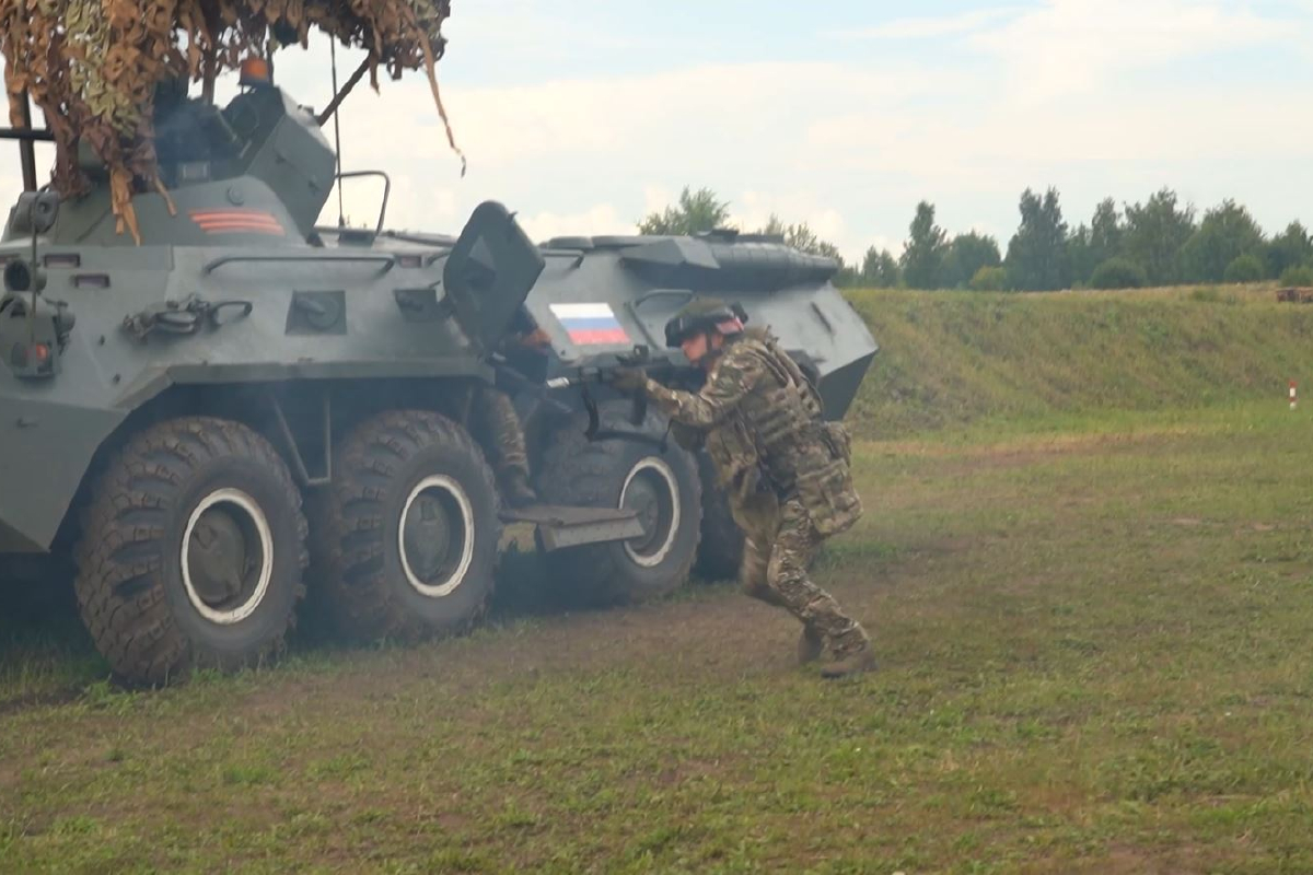 На полигоне Казанского ВТКУ проведены практические занятия с учетом передового боевого опыта СВО