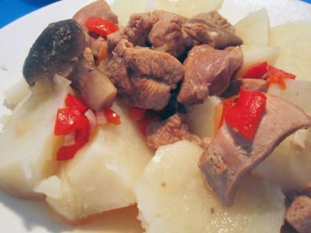 Индейка с грибами